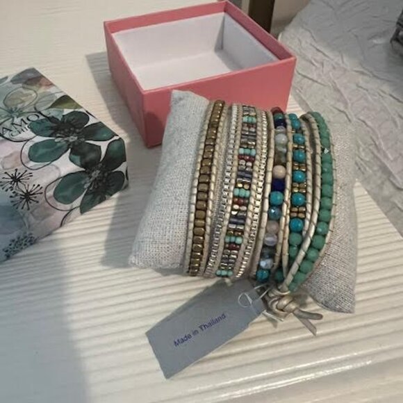 NEW Nakamol Beaded Wrap Bracelet - Picture 7 of 8